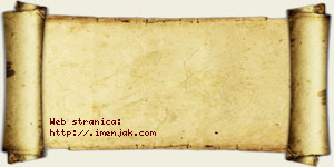 Irina Dačić vizit kartica